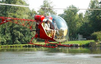 Babybelle helicopter take-off