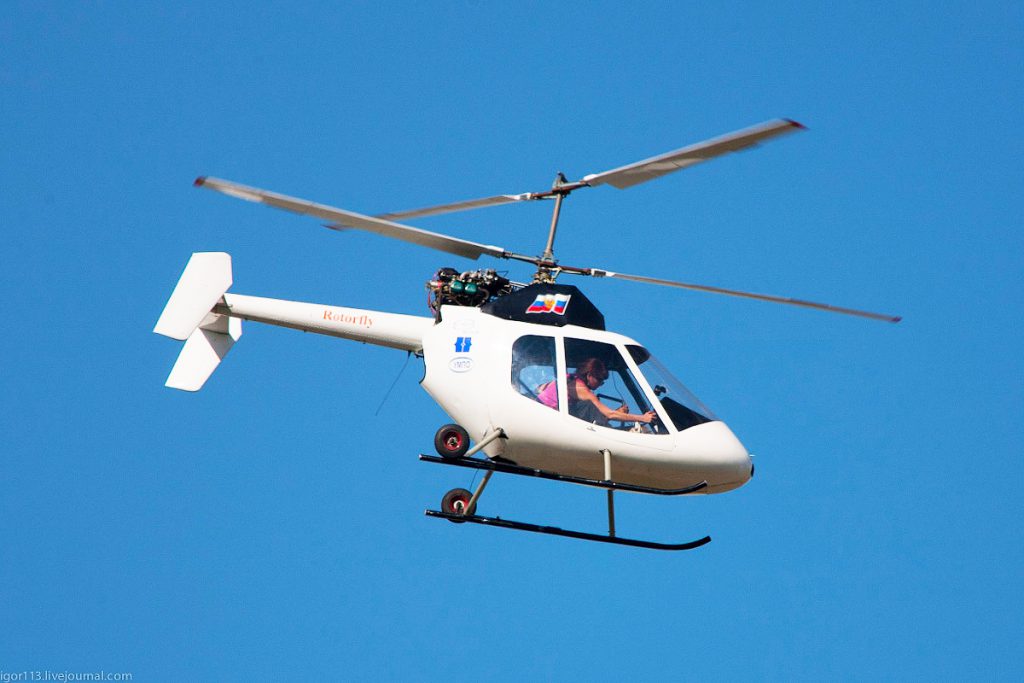 Early Rotorfly helicopter testing