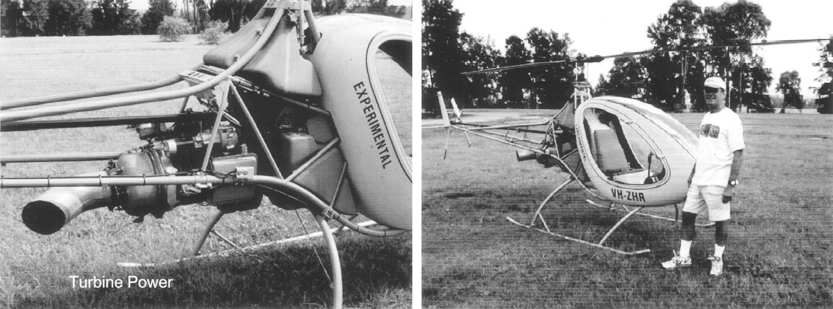 Helicycle turbine kit helicopter