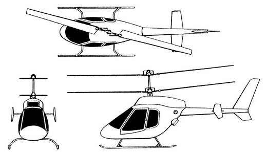 RI-30 Eaglet Coaxial Helicopter