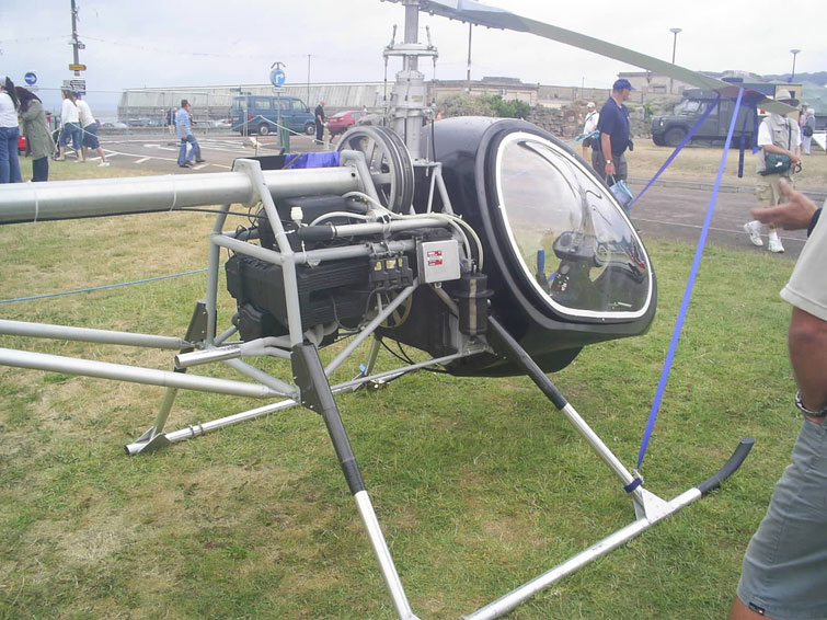 BMW motorcycle engine powered Bug Helicopter Mark 3