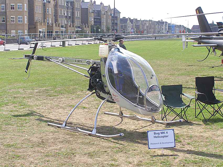 BUG 4 helicopter airshow display