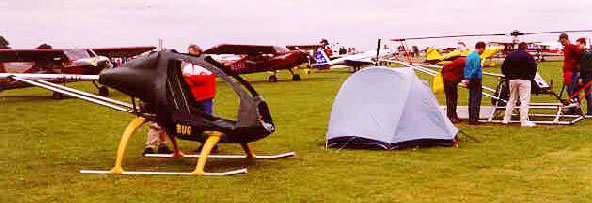 BUG experimental helicopter on display