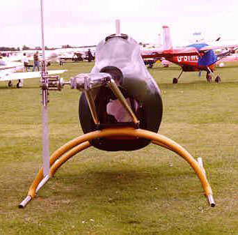 BUG helicopter rear view