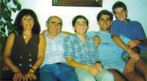 Cicare Family: Isabell, Agusto, Alfonso, Fernando, and Juan Manuel.