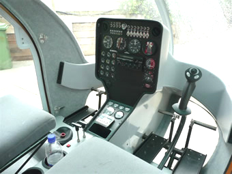 Delta helicopter instrument panel