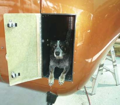 Diesel Delta helicopter cargo hatch