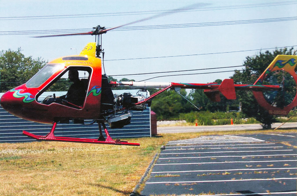 experimental wasp two seat turbine helicopter