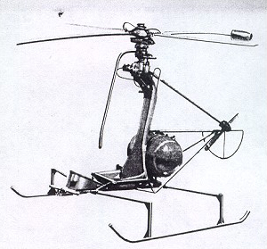 Polish JK-1 Trzmiel Tip Jet Helicopter