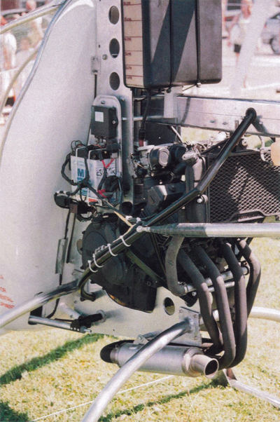 BUG helicopter with Yamaha engine