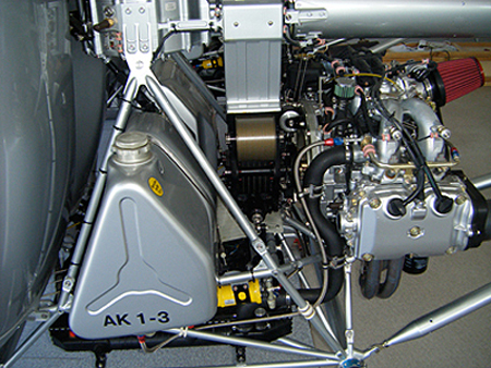 Aerokopter Subaru EJ25 helicopter engine