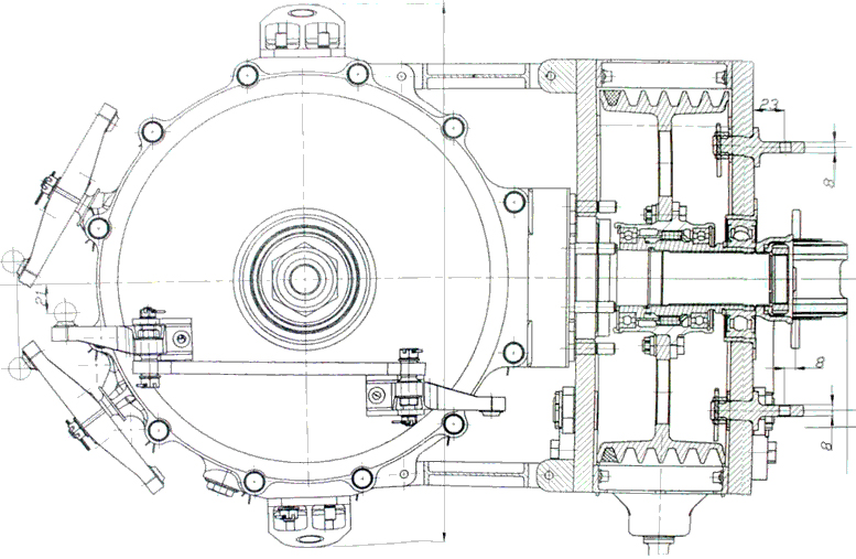 Aerokopter helicopter gearbox