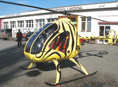 Hirth powered helicopter