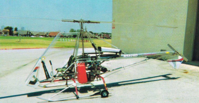 Registered Skytwister plans built helicopter