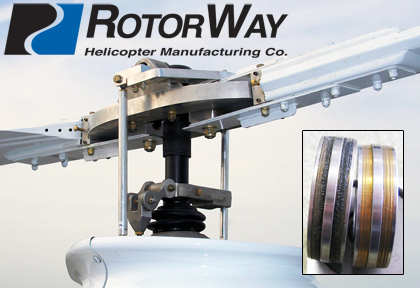 Rotorway Exec elastomeric rotor head
