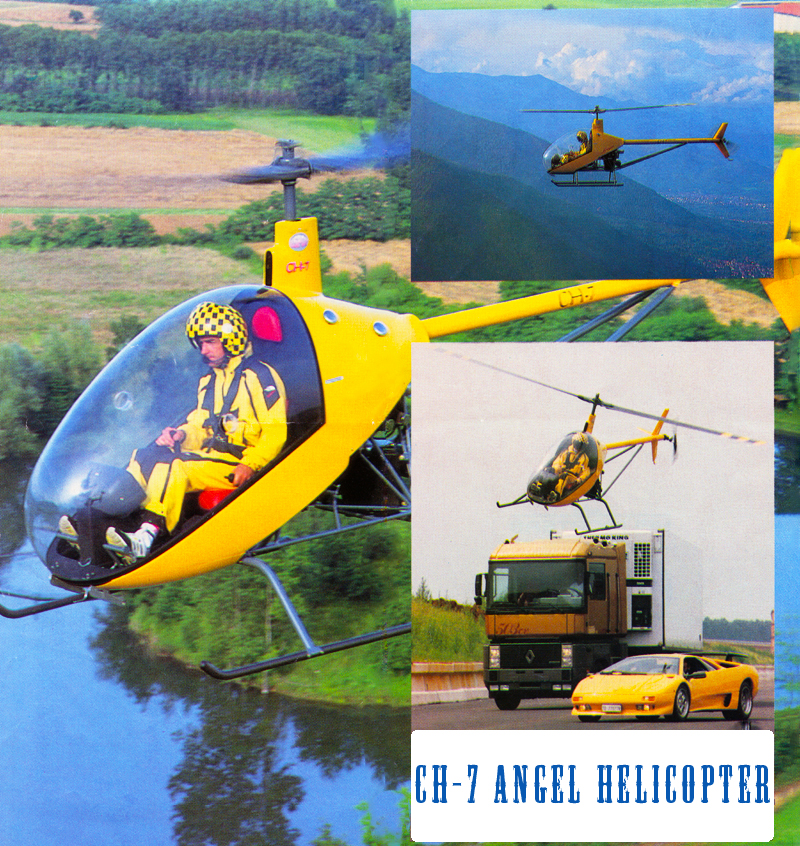 CH7 Angel helicopter kit flying