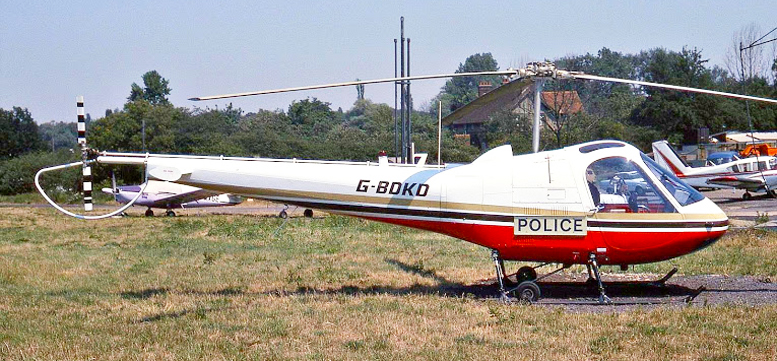 Enstrom police helicopter