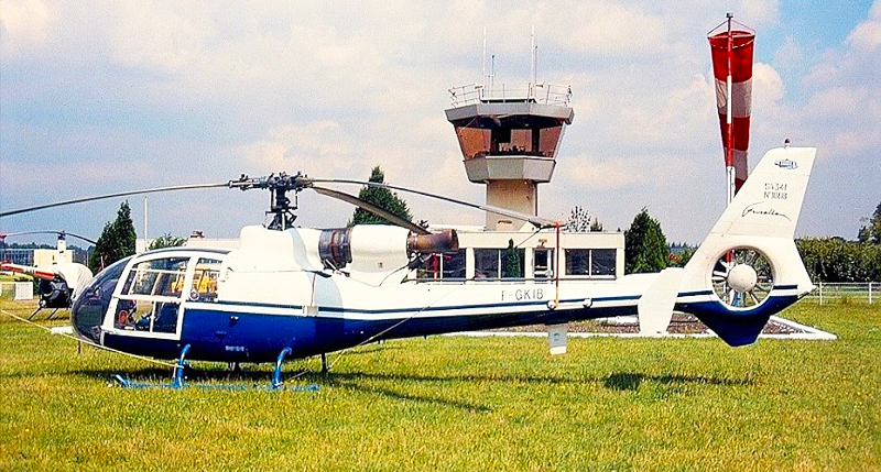 Gazelle SA-341 helicopter fenestron