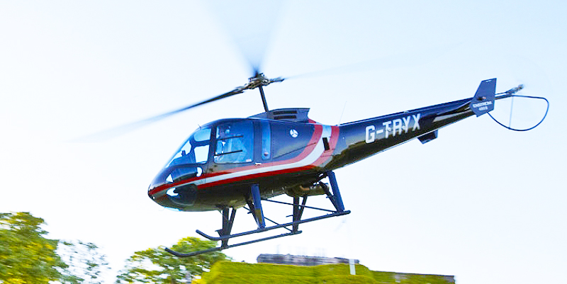 Luxury F28 Enstrom helicopter