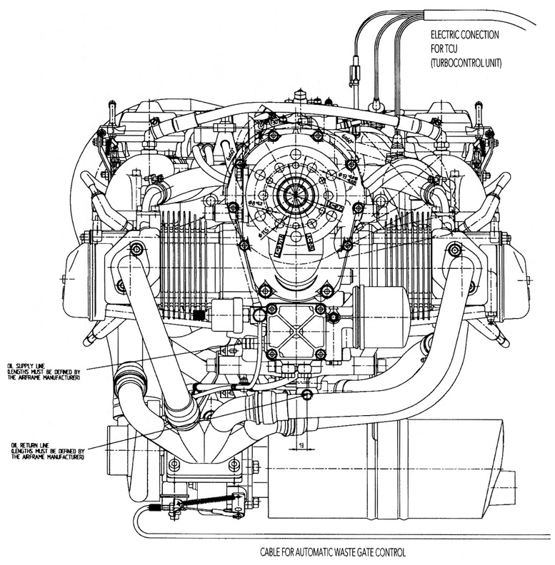 Rotax 912 UL turbo ultralight engine
