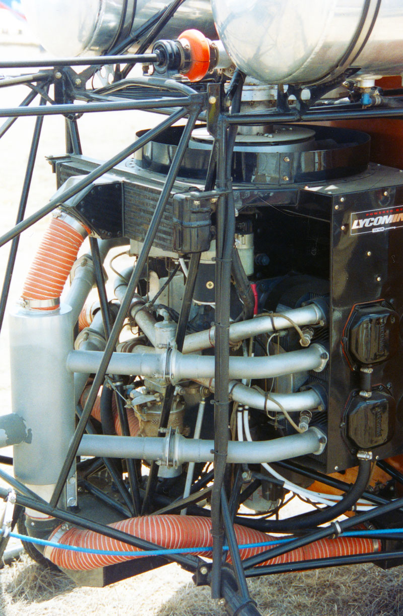 Safari helicopter Lycoming engine