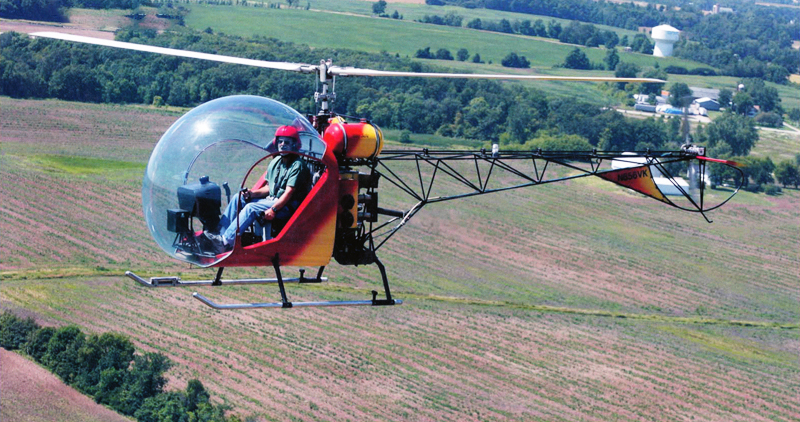 Safe reliable two seat helicopter kit