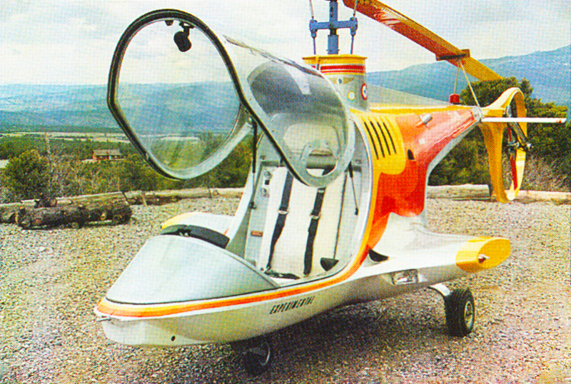 Single seat composite helicopter concept by Canadian Home Rotors