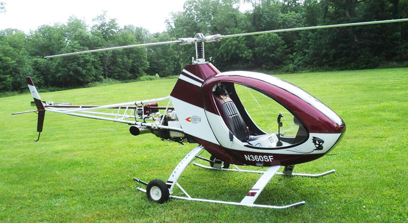 Turbine kit helicopter helicycle