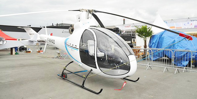 new turbine two seat helicopter