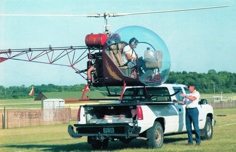 transporting the safari kit helicopter