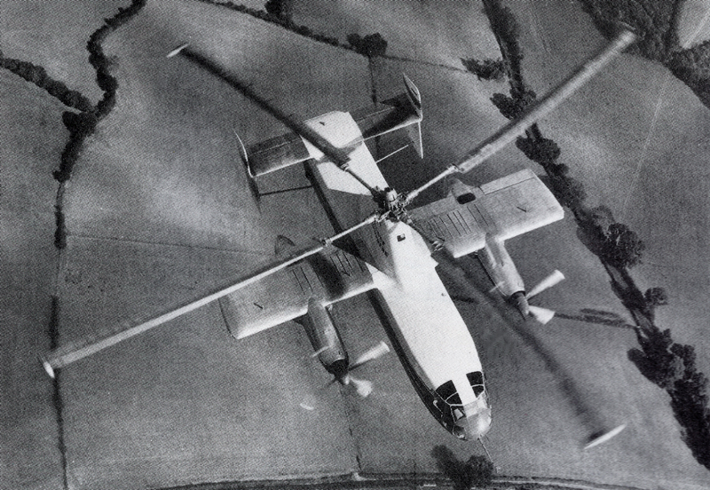 fairey rotodyne vtol aircraft