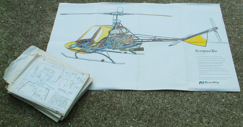 Rotorway Scorpion 2 helicopter kit plans