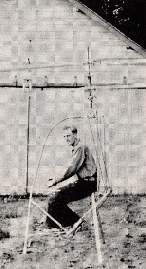 Doug Froebe man powered coaxial helicopter