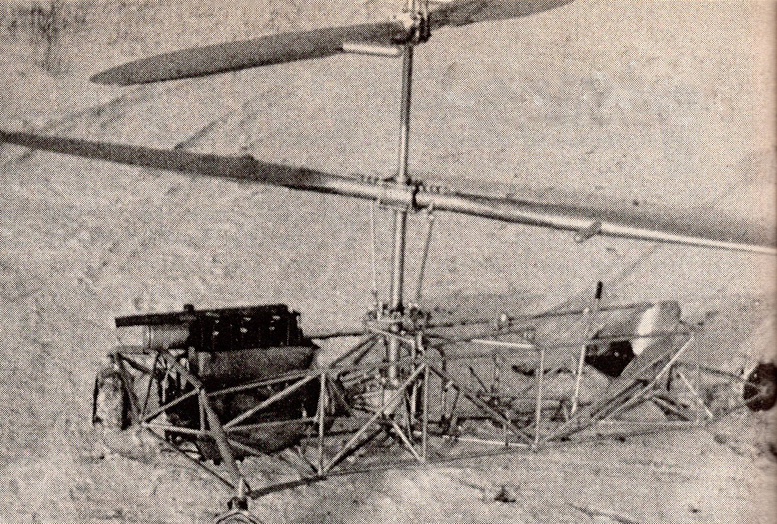 Froebe brothers coaxial helicopter