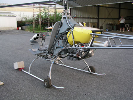 Helicycle kit helicopter two stroke engine