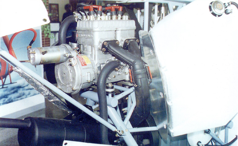 Revolution helicopter mini 500 rotax 582 engine