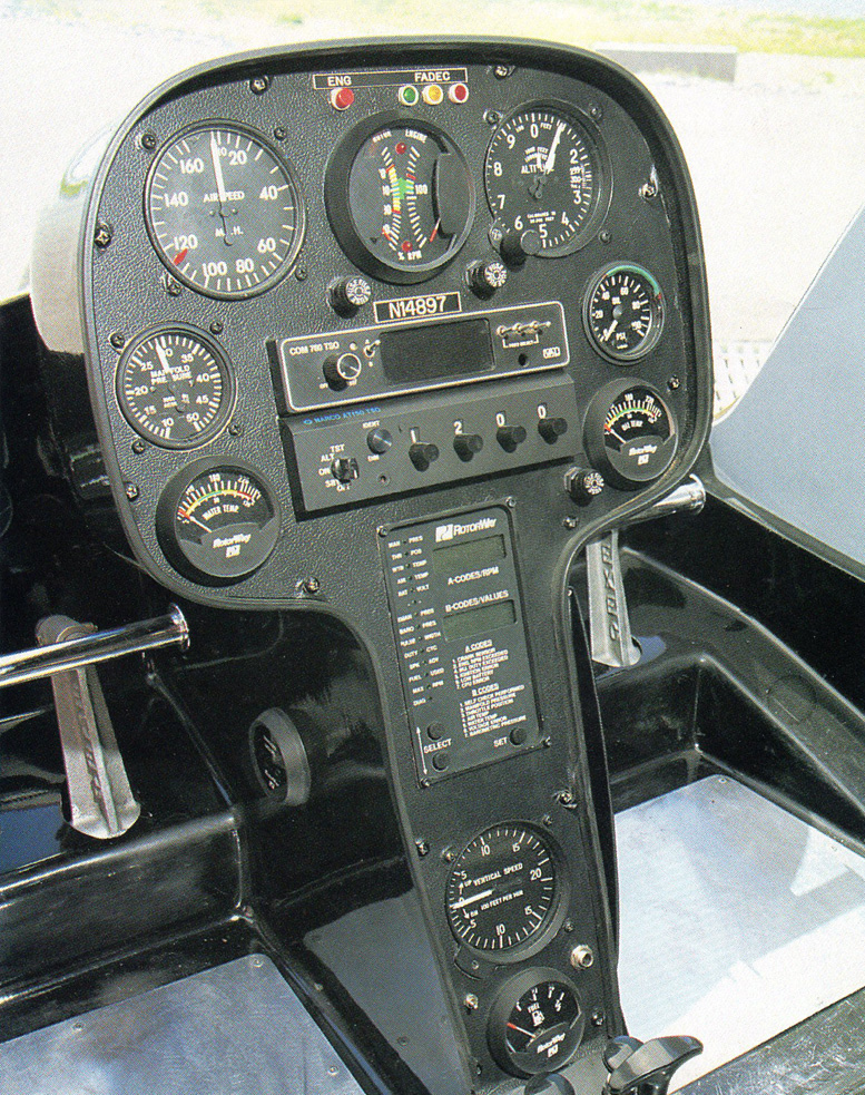 Rotorway exec 162f instrument pod