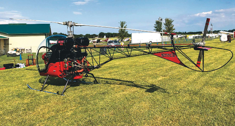 black red safari helicopter