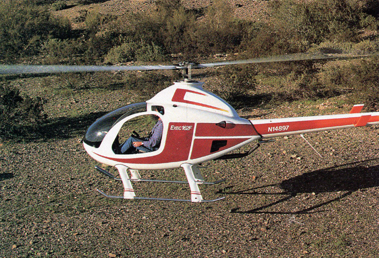 hovering rotorway exec helicopter