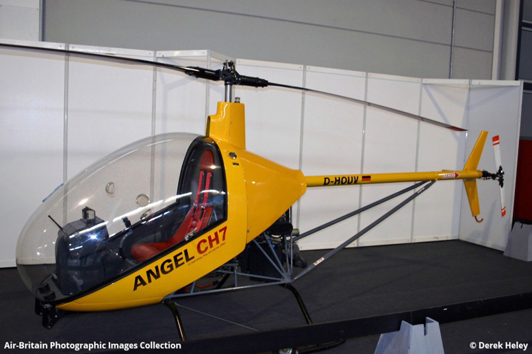 Angel CH 7 kit helicopter two stroke powered