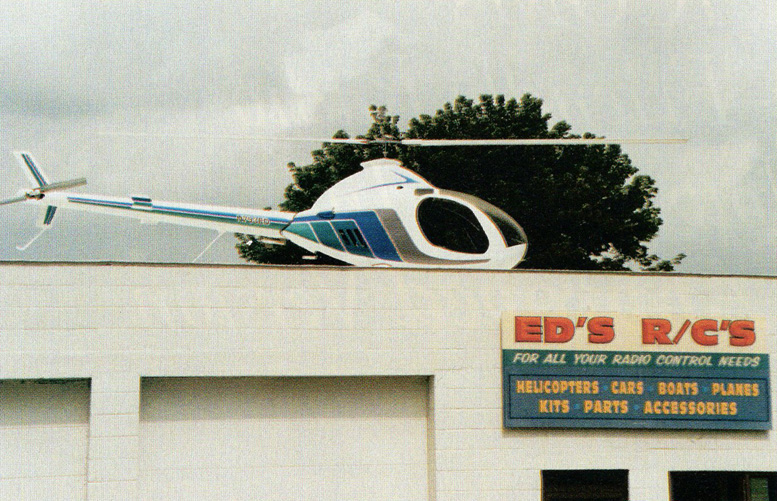 Ed DeRossi radio control helicopter