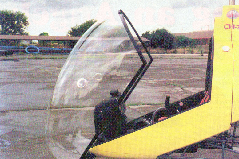 angel helicopter plexiglass cabin