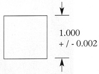 tolerance dimensions