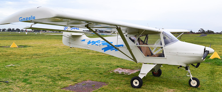 Gazelle 3442 ultralight plane oasis flight training