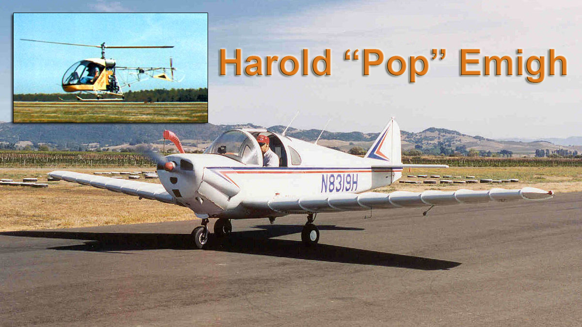 History Of Harold Emigh Helicom Commuter II-A Helicopter Kit