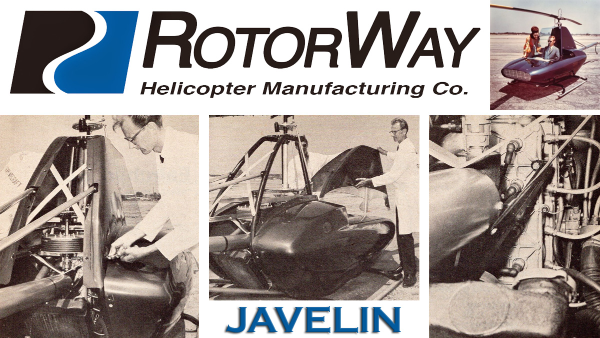 B.J. Schramm's Sleek Single Seat Javelin Helicopter