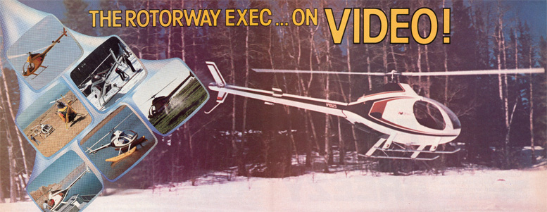 Rotorway exec helicopter on video