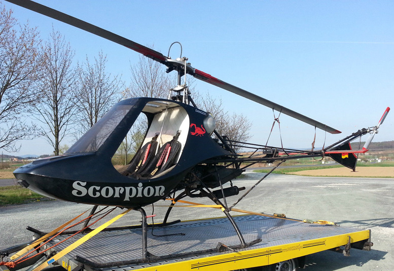 homebuilt scorpion kit helicopter