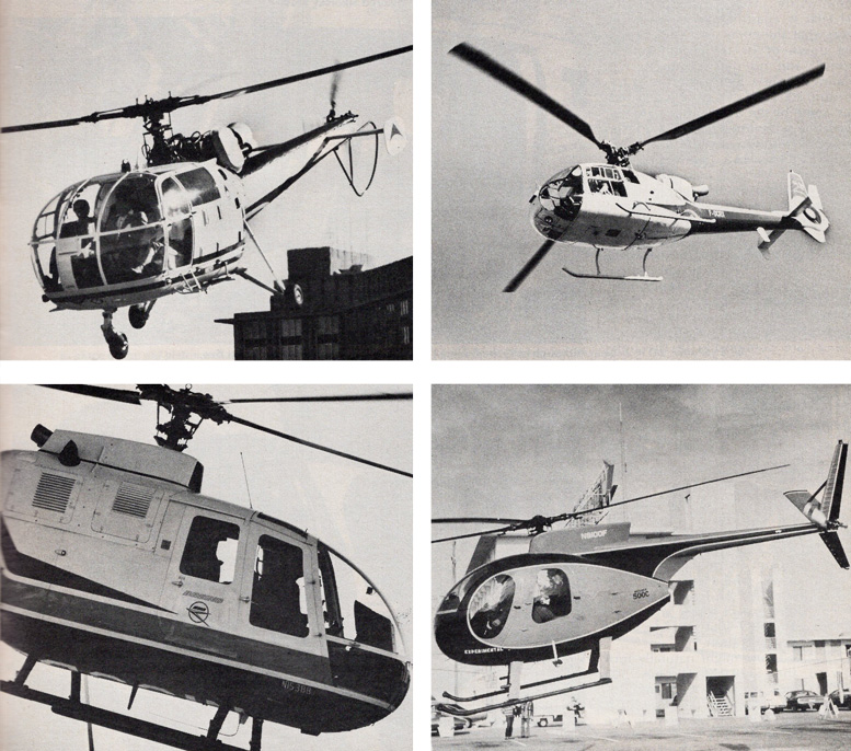 Alouette 3 Gazelle Hughes 500 Helicopter