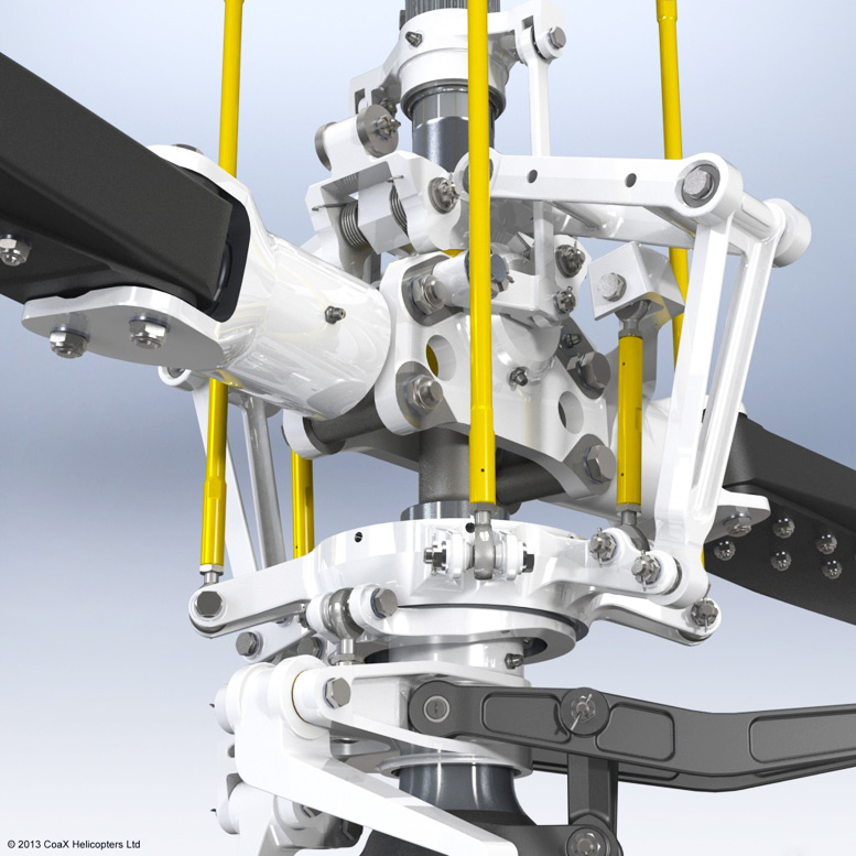 Coaxial helicopter Lower SwashPlate